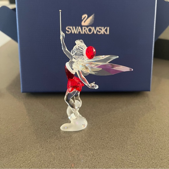 Swarovski Tinkerbell Christmas Mrs Claus 2012 Red Retired Rare Box COA - Picture 2 of 12